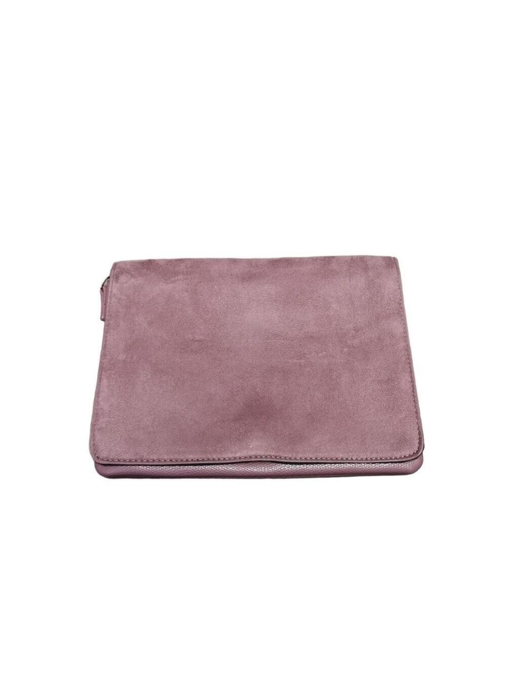 H&M Convertible Faux Suede Clutch Crossbody Bag